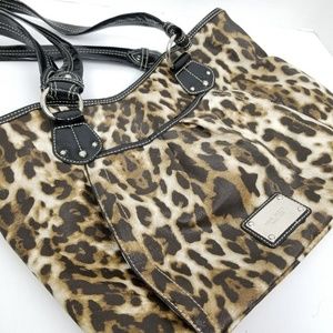 Nine West Animal Leopard Print Handbag Purse